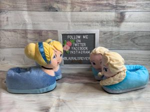 Happy Feet Cinderella & Elsa Slippers2