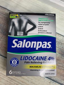 Salonpas LIDOCAINE Pain Relieving Gel-Patch