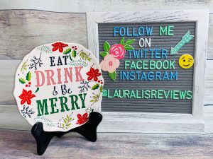 Set of Four Merry Moments Ceramic Dessert Plates8